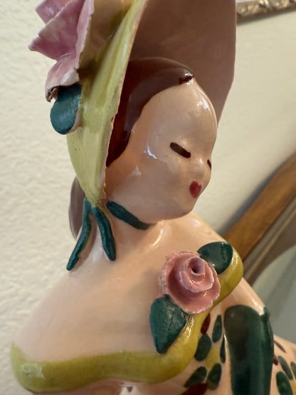 Vintage 1950s Kaye of Hollywood Hand Painted Ceramic Figurine