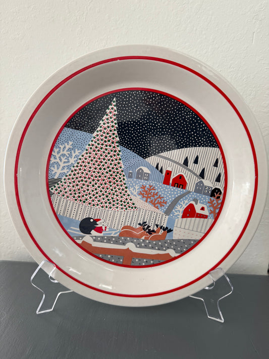 Noritake Epoch "Twas The Night Before Christmas" Chop Plate
