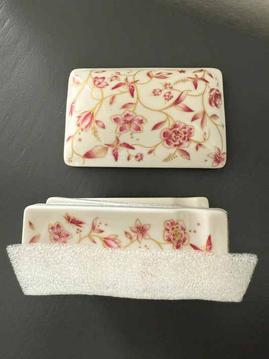Silby Floral Pattern Flatware Rest Set