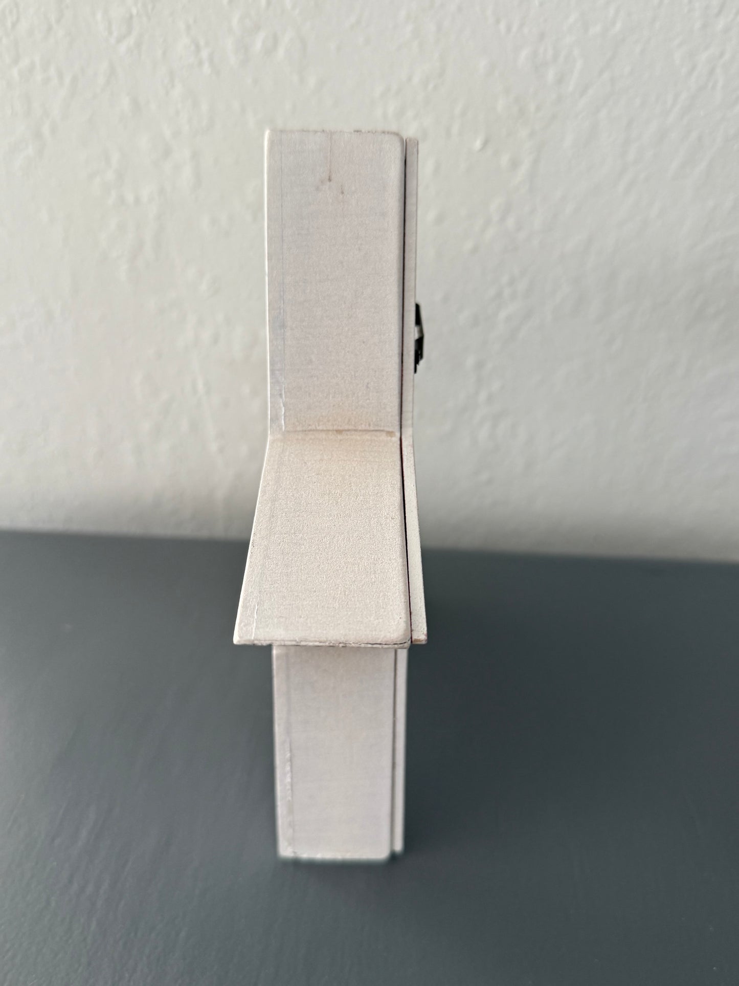 White Star Shaped Sign with Snowflakes and "Warm Winter Wishes" Text