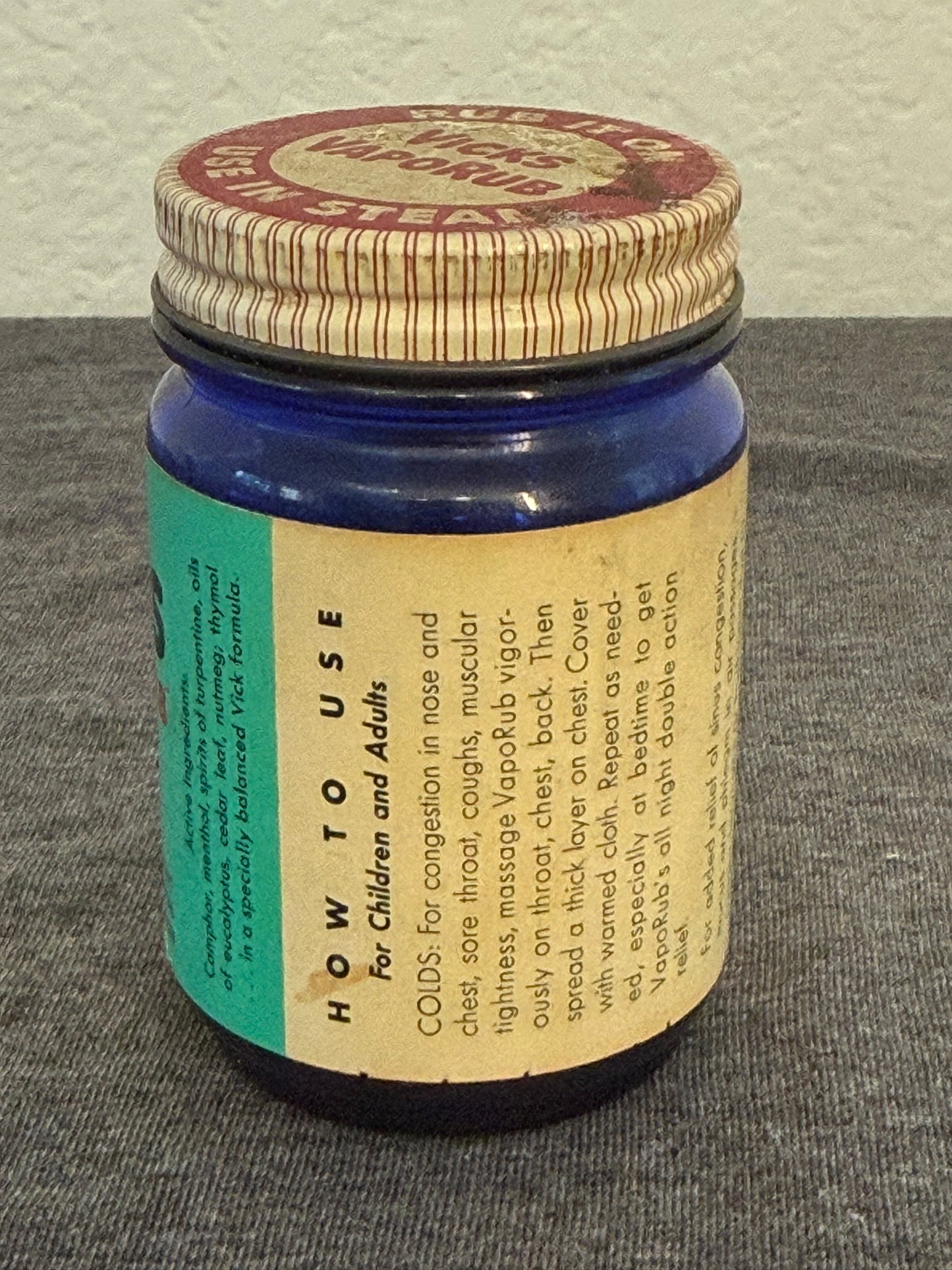 Vintage Vicks VapoRub Jar
