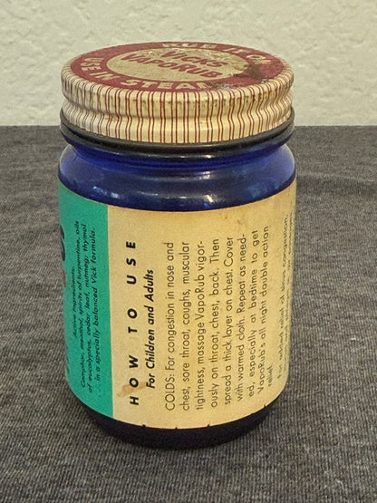Vintage Vicks VapoRub Jar