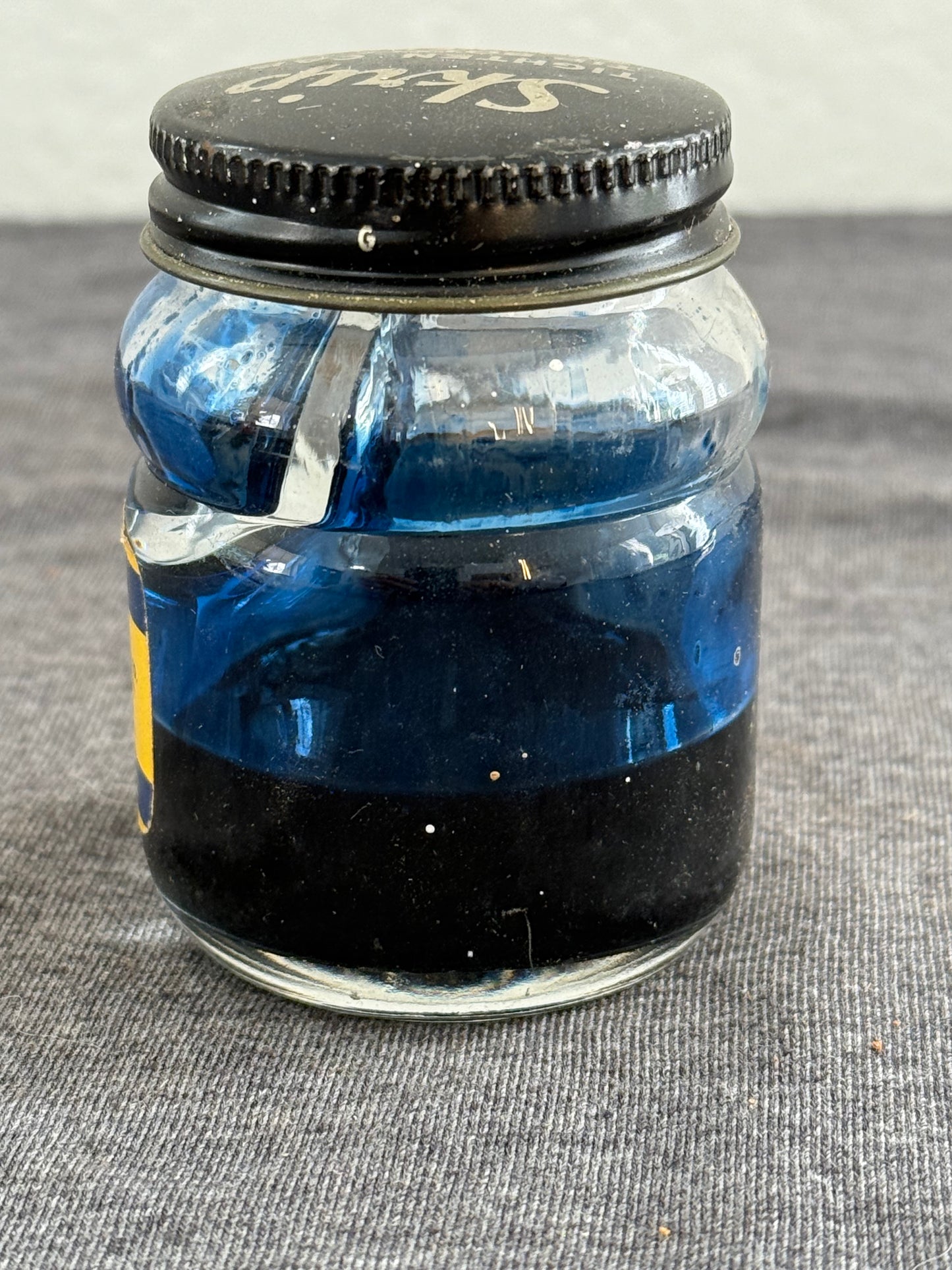 Vintage Bottle of Sheaffer's Skrip Royal Blue Ink