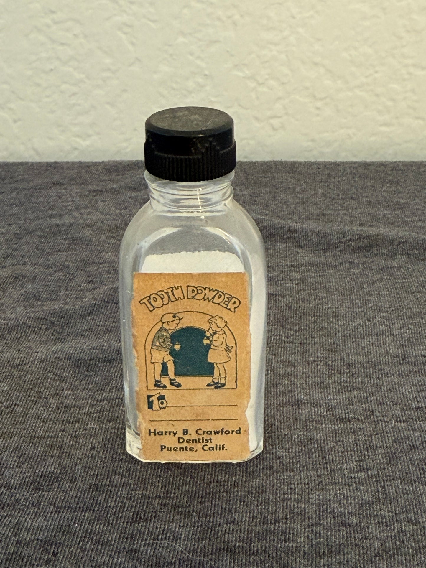 Vintage Tooth Powder Bottle