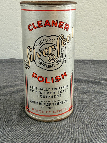 Vintage Silver Seal Cleaner Polish Can