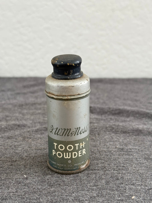 1950s McNess Tooth Powder Tin
