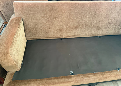 Well Made Comfortable Sofa on a Wood Base