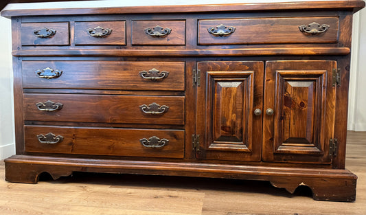 1970s Wood Dresser or Buffet