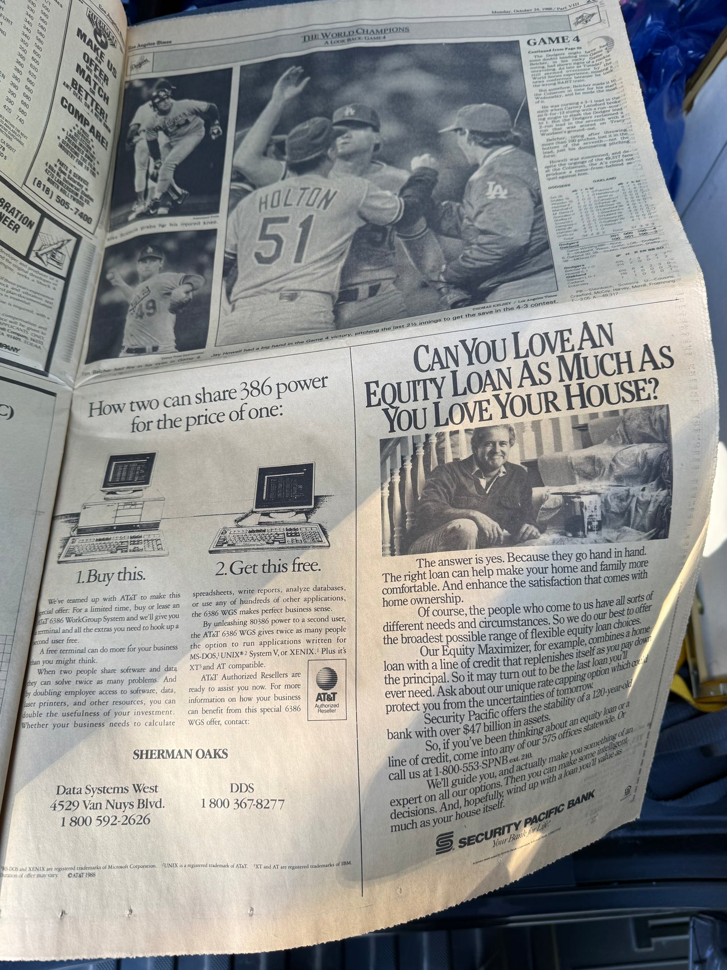 LA Times 1988 Recap of the Dodgers World Series Win (26 pages)