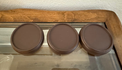 Set of 3 Flameless LED "Peace, Love, Joy" candles with Base