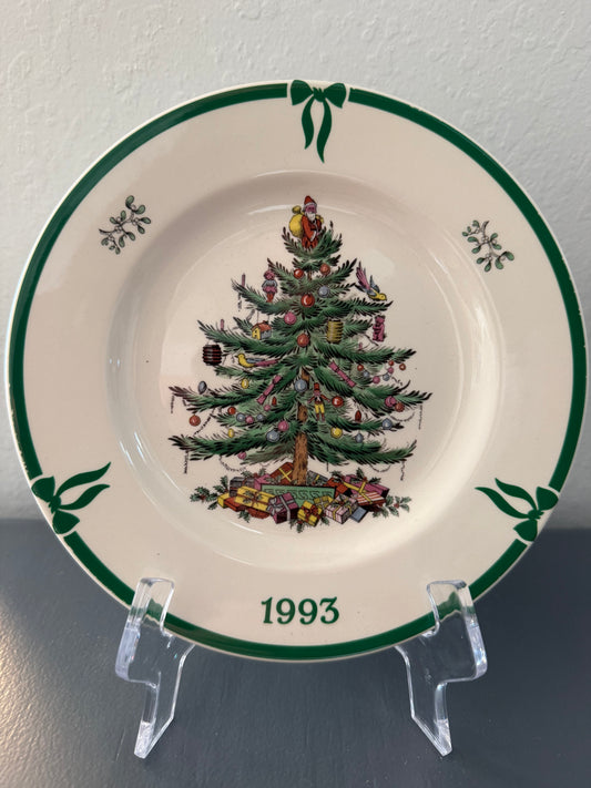 1993 Spode Christmas Tree Collector Plate