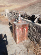 Antique Phillips & Tank Co. Metal Lubester Oil Dispenser with Pump